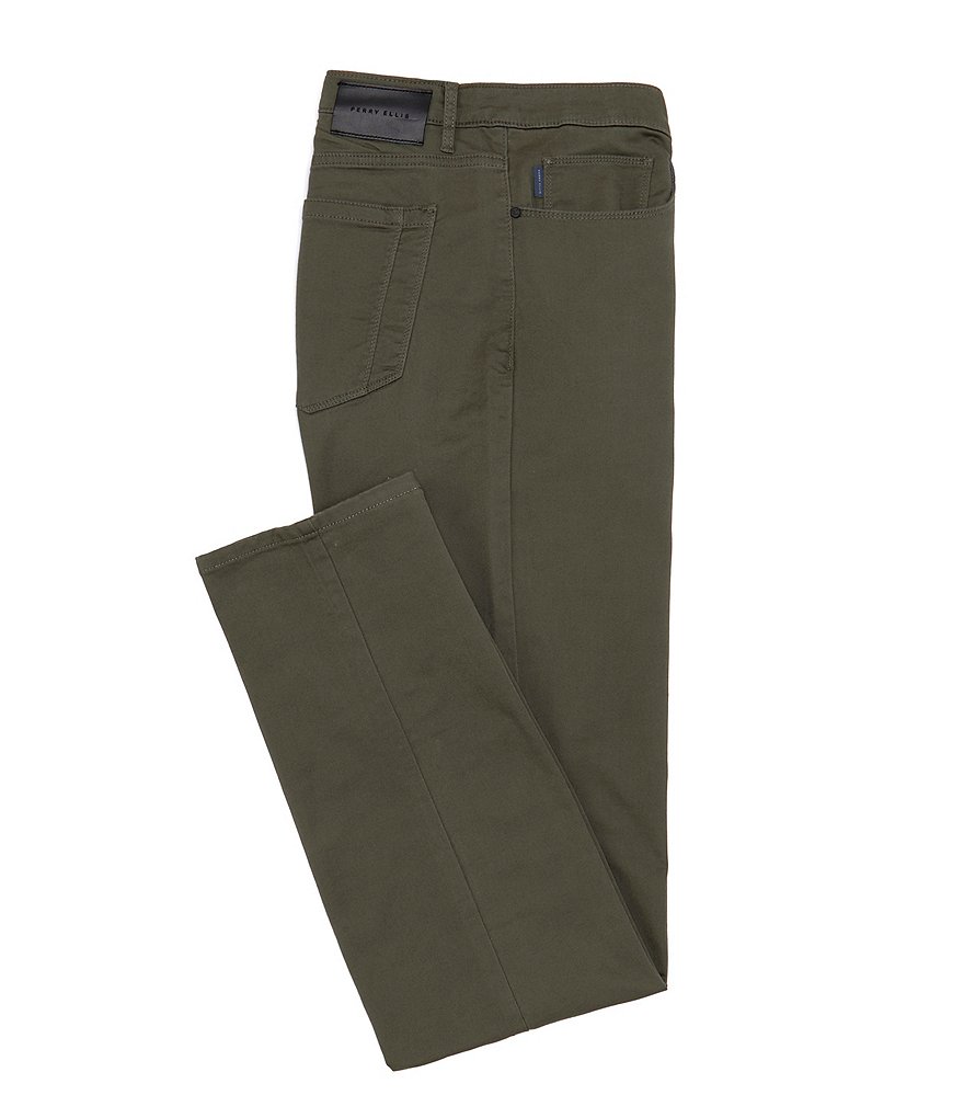 Perry Ellis Big & Tall Anywhere 5-Pocket Stretch Pants | Dillard's