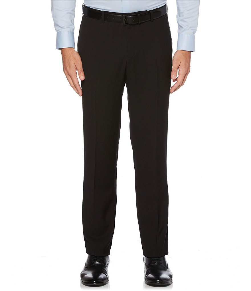 Perry Ellis Big & Tall Slim-Fit Non-Iron Solid Stretch Flat Front Suit ...