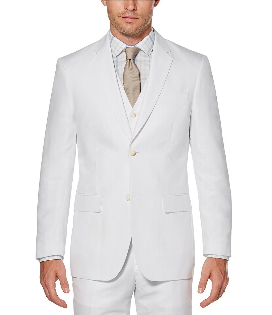 Perry Ellis Big & Tall Solid Linen Jacket | Dillard's