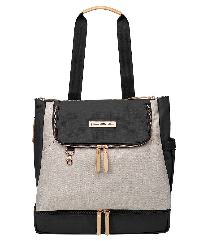 Petunia pickle bottom black and online white colorblock boxy backpack diaper bag