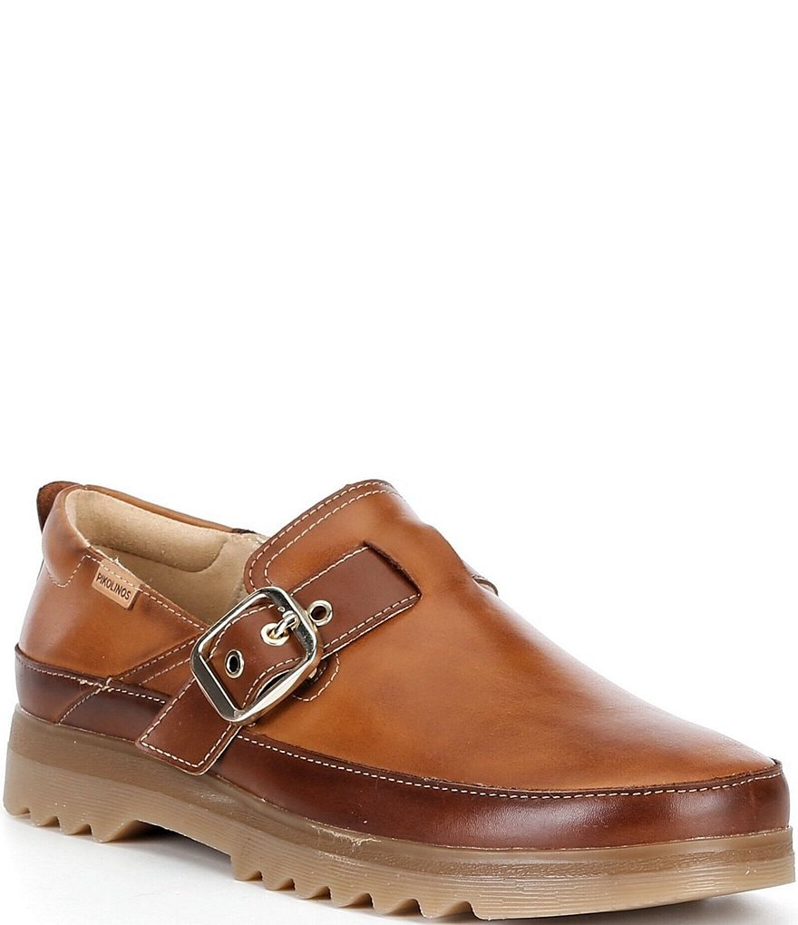 Pikolinos Vigo Leather Buckle Strap Clogs | Dillard's