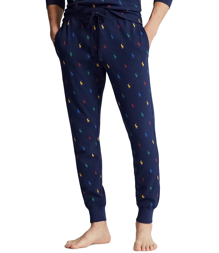 Polo Ralph Lauren Men's Waffle-Knit Thermal Jogger Pajama Pants - Macy's