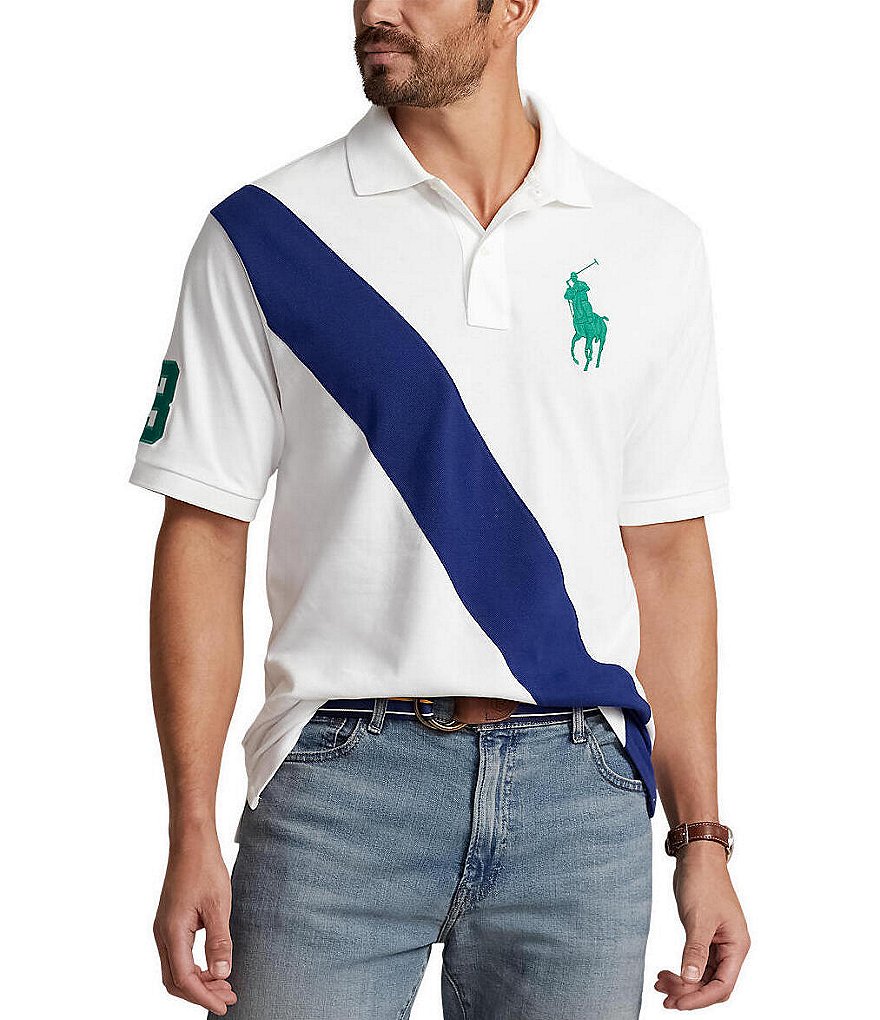 Polo Ralph Lauren Big & Tall Big Pony Mesh Short-Sleeve Polo Shirt