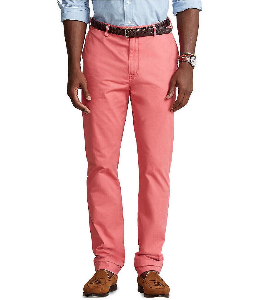 U.S. Polo Assn. Men Solid Mid-Rise Slim Fit Chinos Trousers - Price History