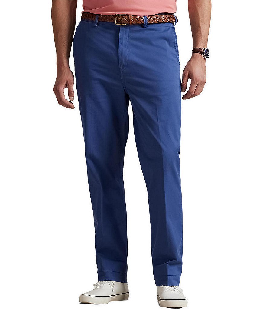 Polo Ralph Lauren Men's Navy Linen Blend Straight Fit Chino