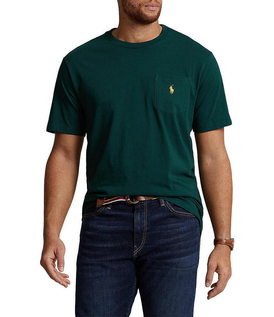 Polo Ralph Lauren Big & Tall Classic Fit Jersey Pocket Crew Neck T-Shirt