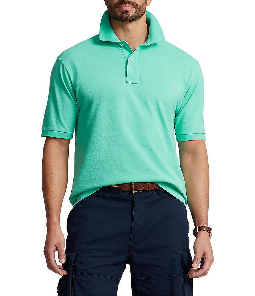Polo Ralph Lauren Big & Tall Classic Fit Short Sleeve Cotton Mesh Polo Shirt  | Dillard's