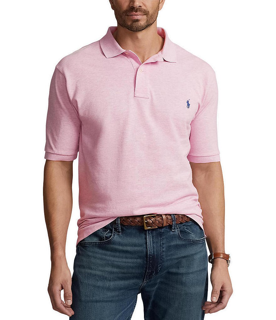 Peuter plakboek Glimlach Polo Ralph Lauren Big & Tall Classic Fit Short Sleeve Cotton Mesh Polo Shirt  | Dillard's
