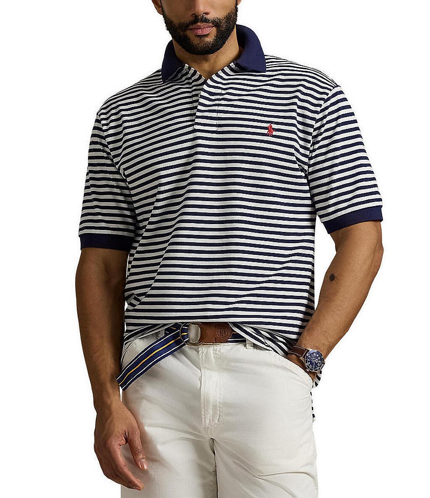 Polo Ralph Lauren Big & Tall Classic Fit Stripe Mesh Short