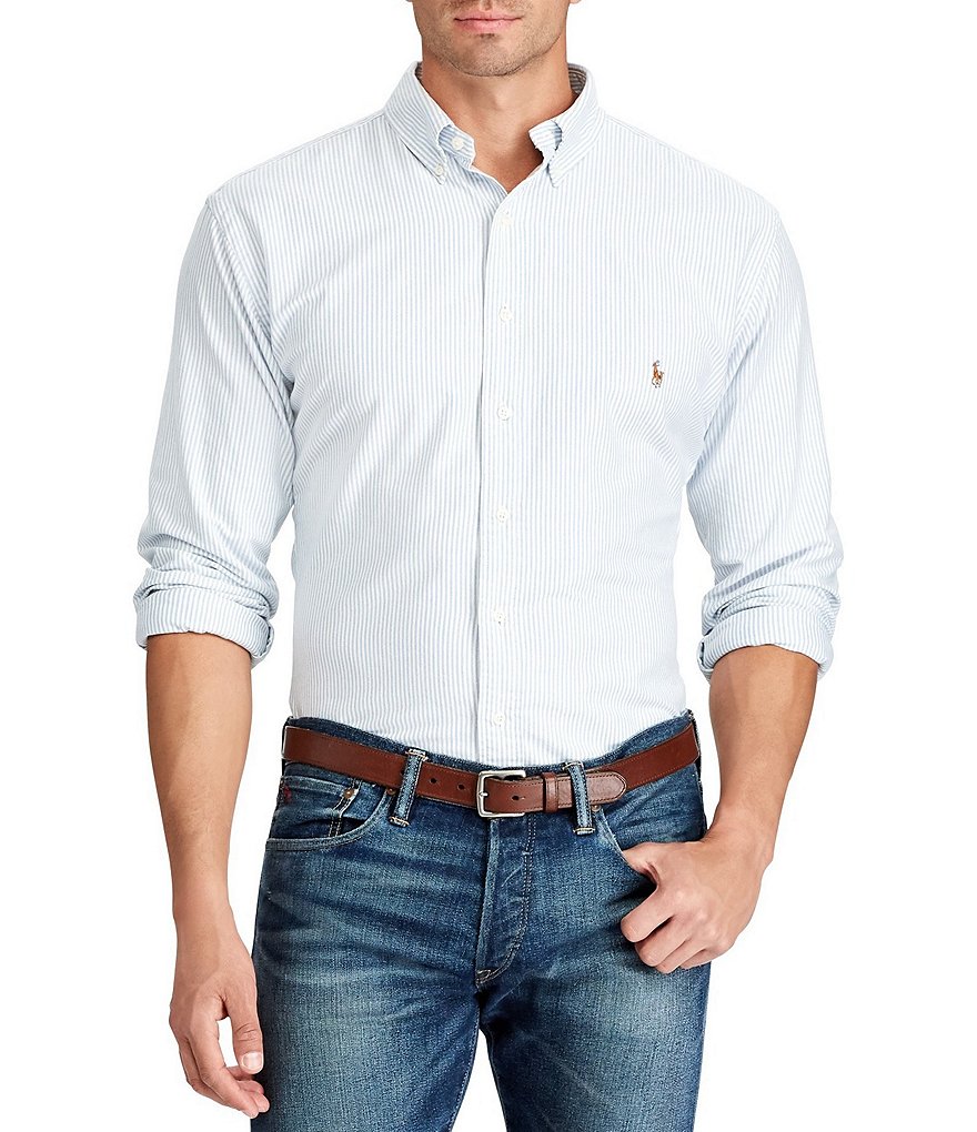 Polo RALPH LAUREN Shirt Mens 3XB White Long Sleeve Button Down