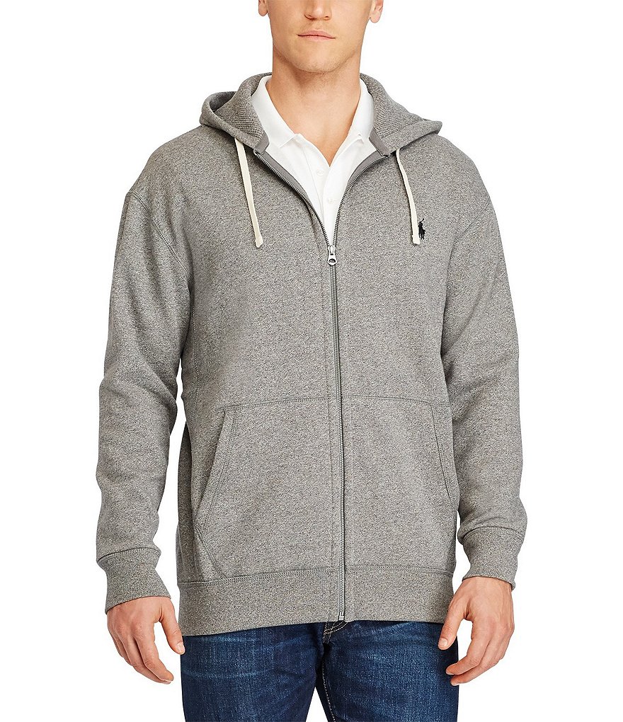 polo zip hoodie