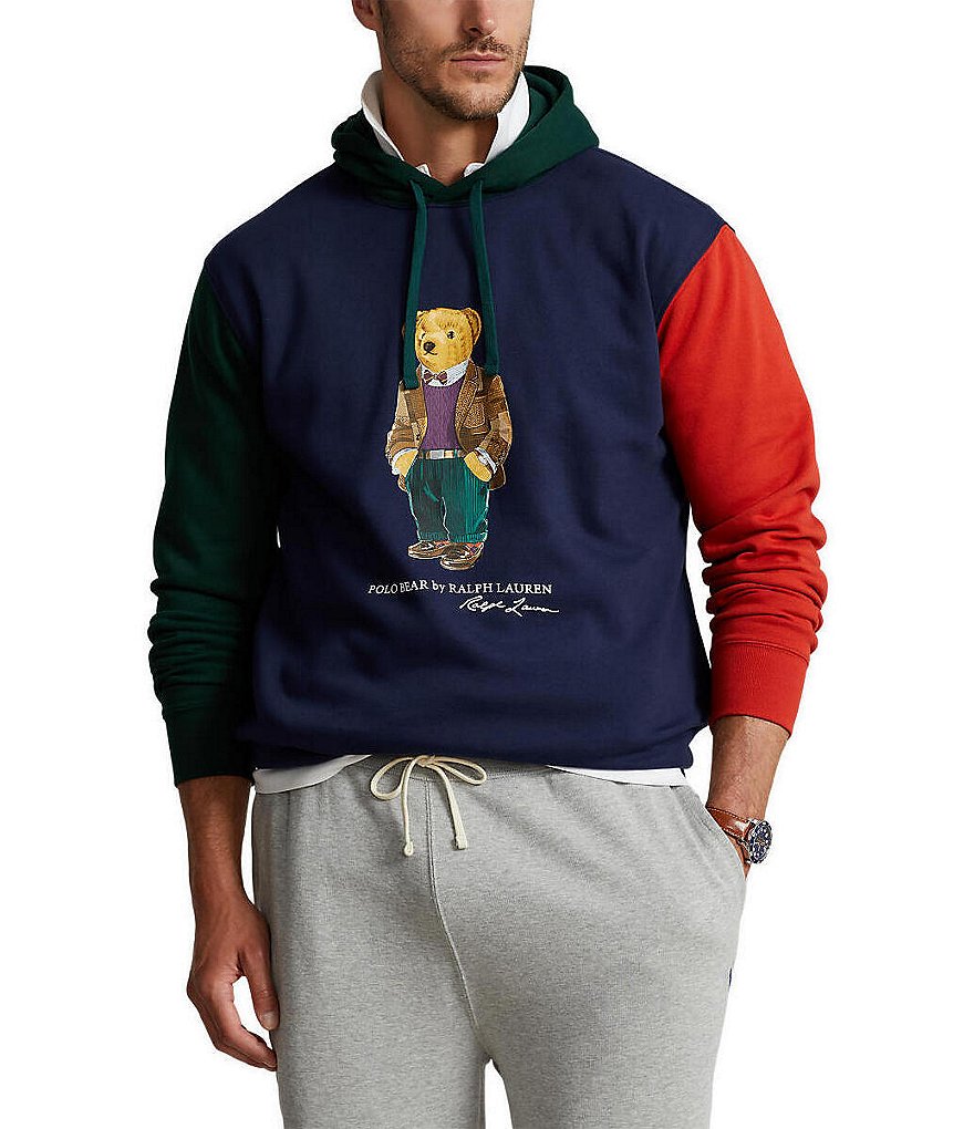 Polo by Ralph Lauren, Shirts, Nwt 3xb Polo Ralph Lauren Bear Croquet  Hooded Fleece Sweatshirt Hoodie