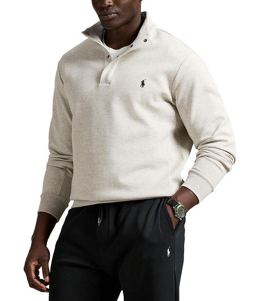Polo Ralph Lauren Big & Tall Double-Knit Mockneck Pullover | Dillard's