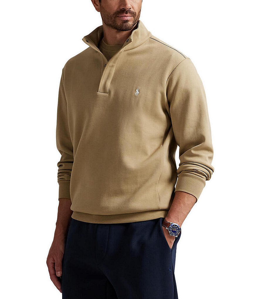 Polo Ralph Lauren Big & Tall Double-Knit Mockneck Pullover | Dillard's