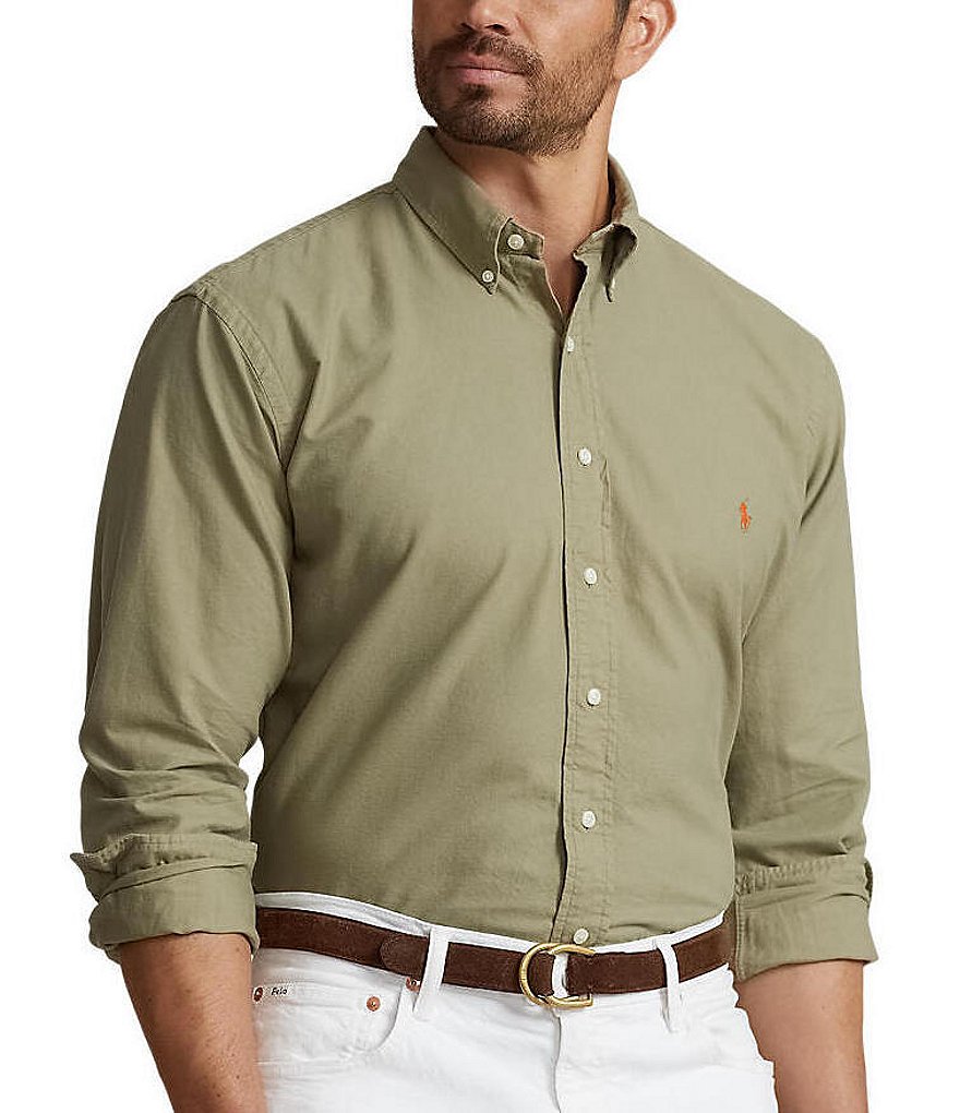 Ralph lauren 2025 shirt khaki