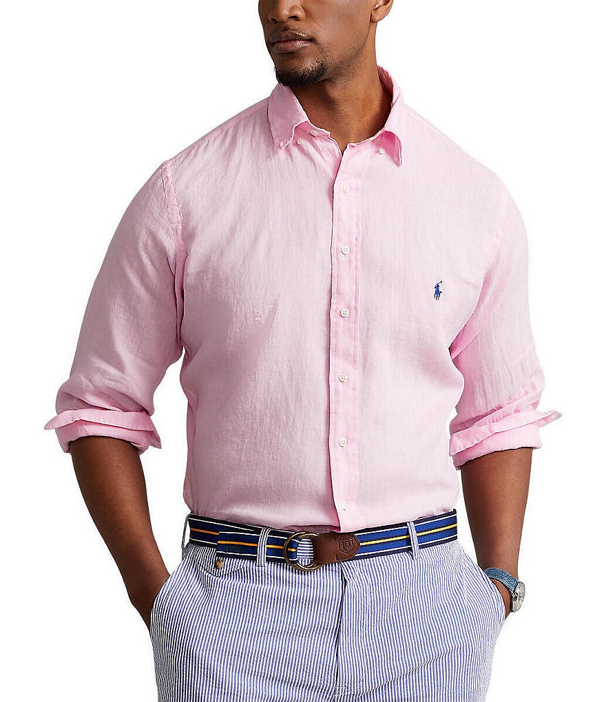 mens linen ralph lauren shirt