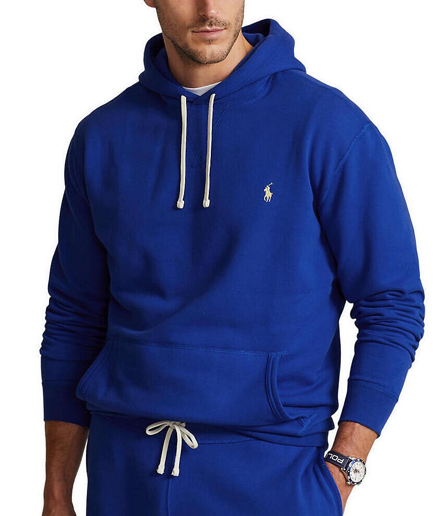 Polo Ralph Lauren Men's Big & Tall Monogram Fleece Hoodie - Macy's