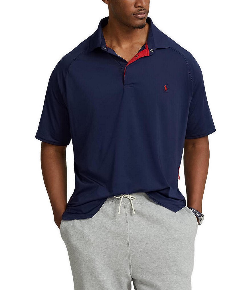 Polo Ralph Lauren Big & Tall Pique Performance Stretch Short Sleeve Polo  Shirt | Dillard\'s