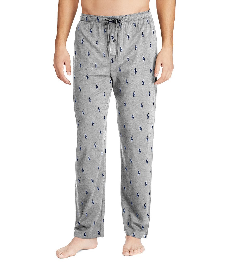 Polo Ralph Lauren Big & Tall Pony-Print Knit Pajama Pants | Dillard's
