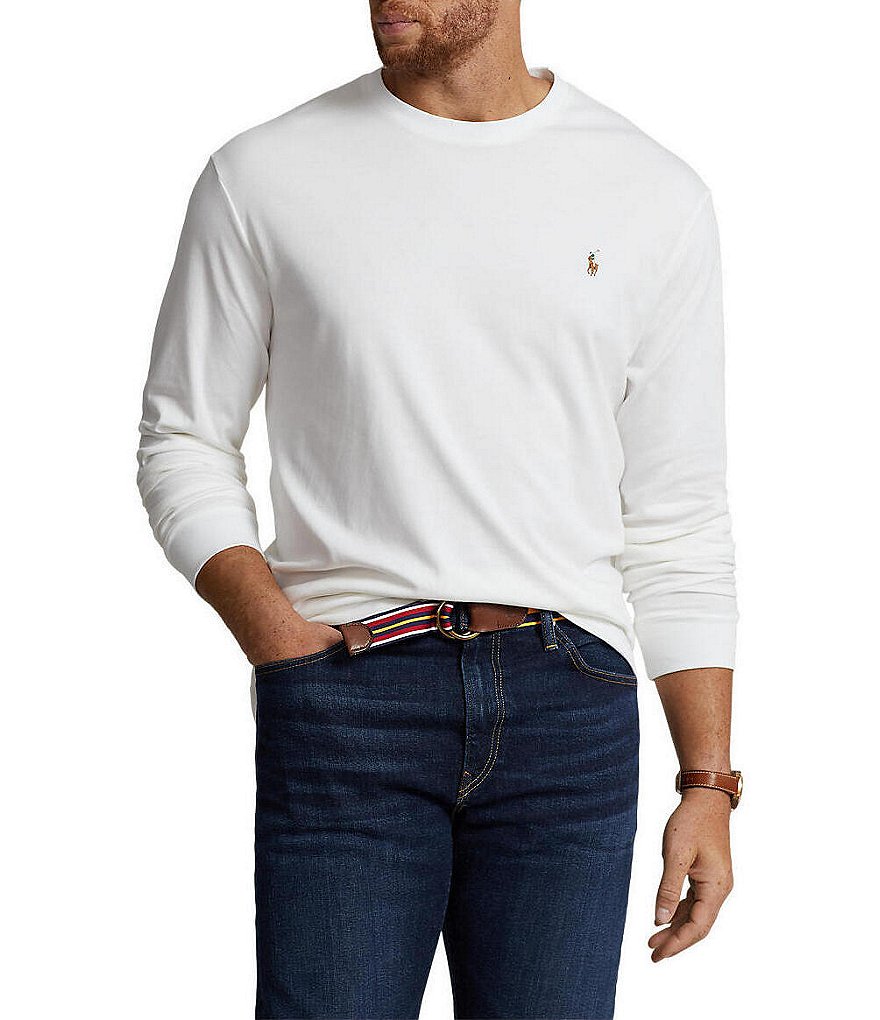 Polo Ralph Lauren Classic-Fit Soft Cotton Long-Sleeve T-Shirt