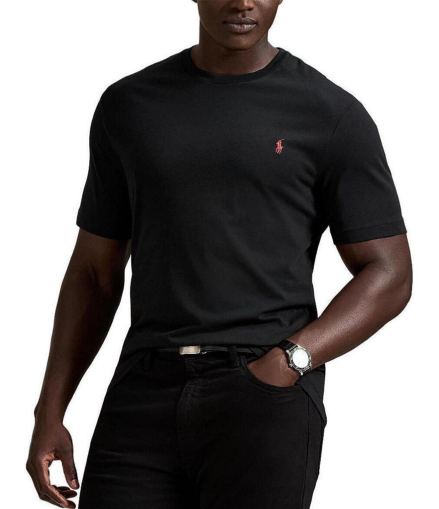 Polo Ralph Lauren Big & Tall Solid Jersey Short Sleeve T-Shirt