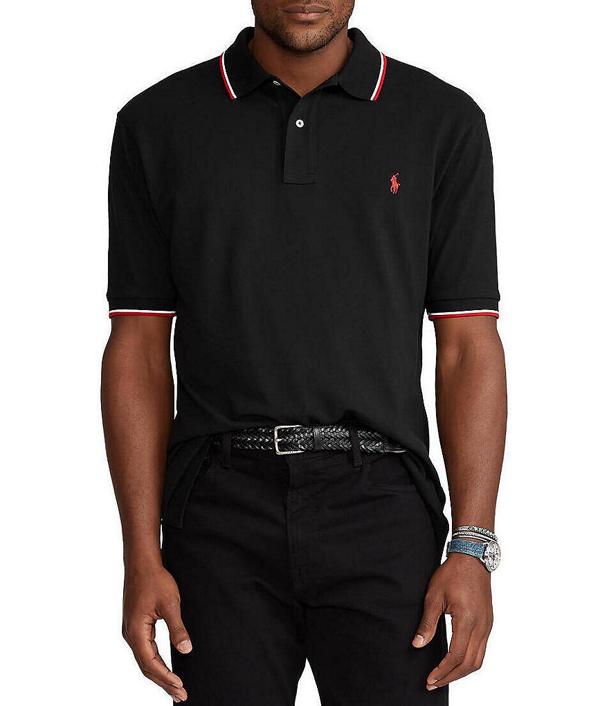 Polo Ralph Lauren Big & Tall Tipped Mesh Short-Sleeve Polo Shirt