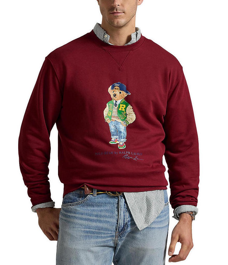 Hot Polo Ralph Lauren BIG & TALL BEACH BALL BEAR CREWNECK SWEATSHIRT