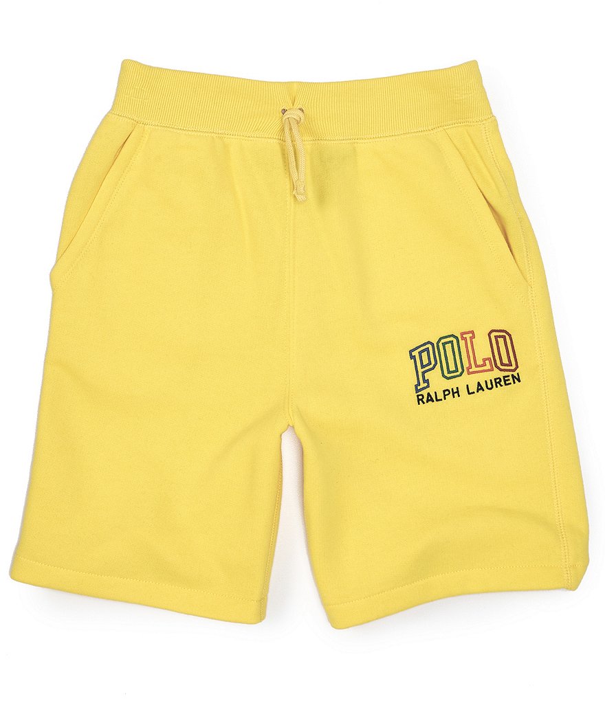 Polo Ralph Lauren Big Boys 8-20 Color Block Logo Fleece Short