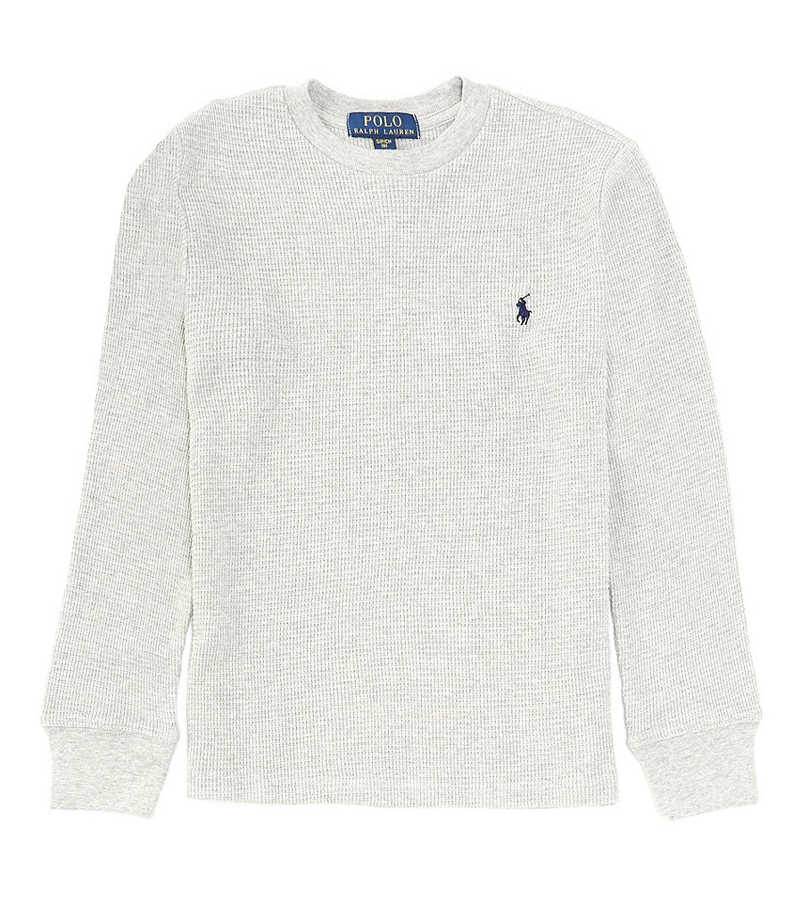 Polo Ralph Lauren Big Boys 8-20 Long-Sleeve Waffle-Knit T-Shirt