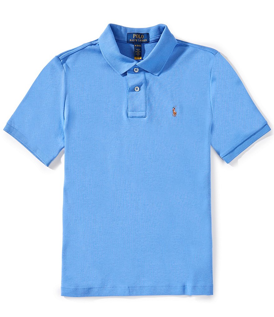 Polo Ralph Lauren Big Boys 8-20 Short Sleeve Interlock Polo Polo Ralph Lauren Big Boys 8-20 Short Sleeve Interlock Polo