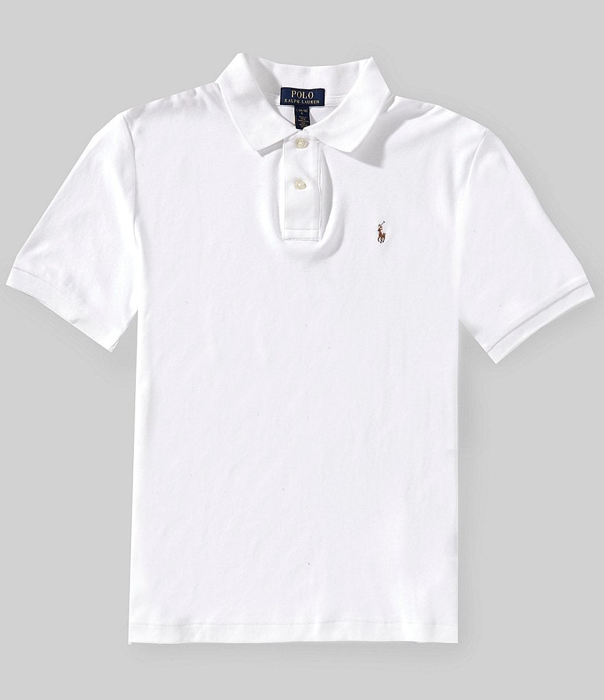 Polo Ralph Lauren Big Boys 8-20 Short Sleeve Interlock Polo Polo Ralph Lauren Big Boys 8-20 Short Sleeve Interlock Polo