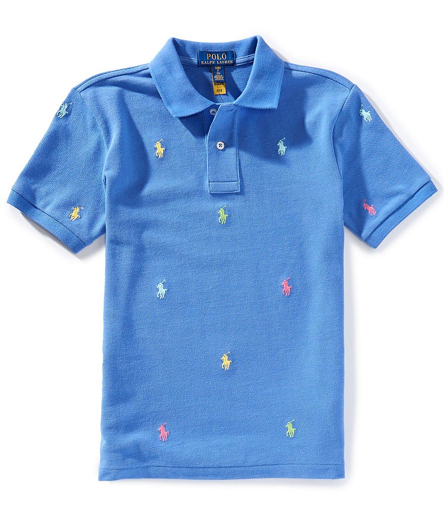 特別価格 Polo Ralph Lauren Big Boys 8-20 Short Sleeve Polo Pony Mesh タンクトップ