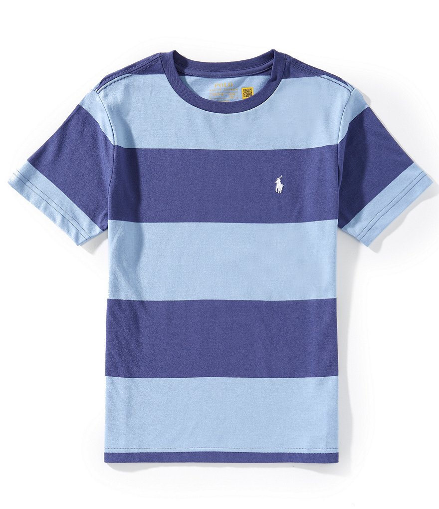 Polo Ralph Lauren Big Boys Short-Sleeve Striped Jersey T