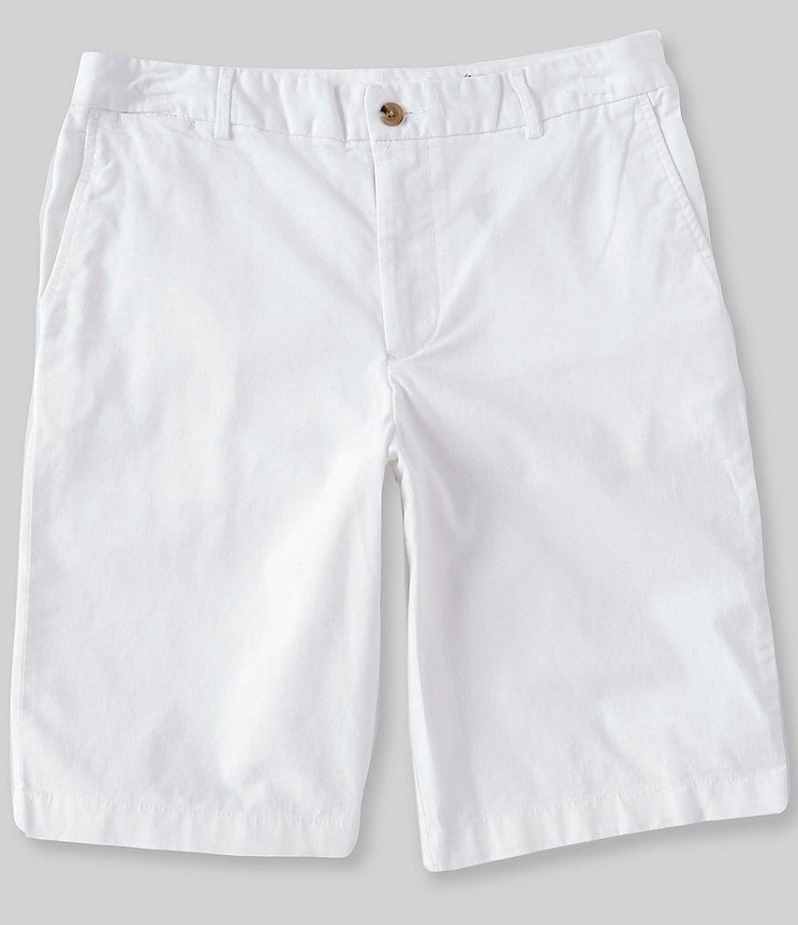 Polo Ralph Lauren Boys' Straight Fit Stretch Twill Shorts - Big Kid - White - Size 16