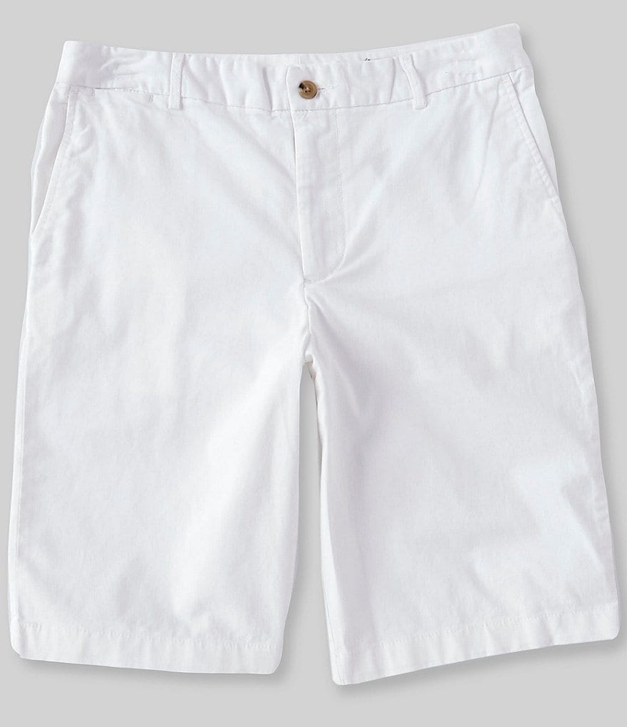 Polo Ralph Lauren Mens Stretch Classic Fit Flat-Front 9 Pony Logo Chino Shorts