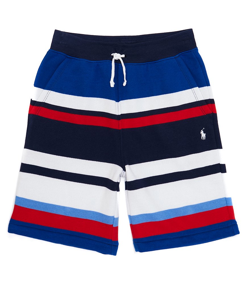 Polo Ralph Lauren Big Boys 8-20 Color Block Logo Fleece Short