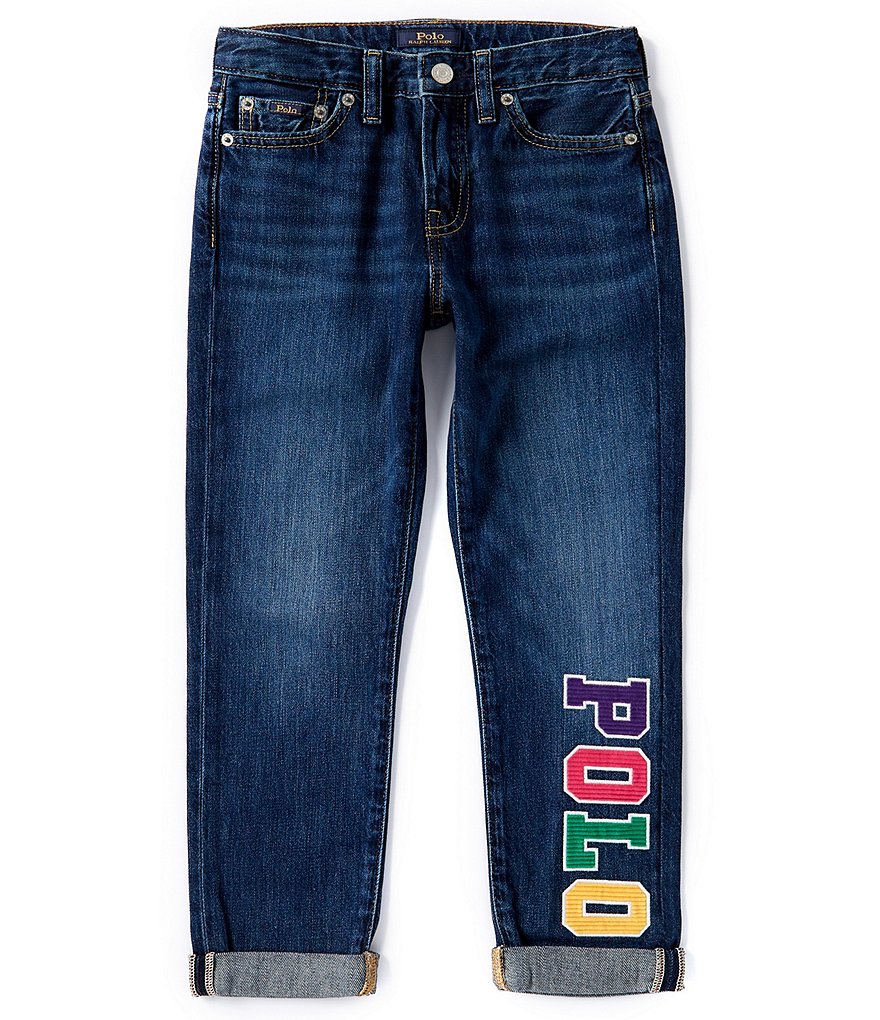 Polo Ralph Lauren Big Girls 7-16 Astor Slim Logo Jeans Polo Ralph Lauren Big Girls 7-16 Astor Slim Logo Jeans