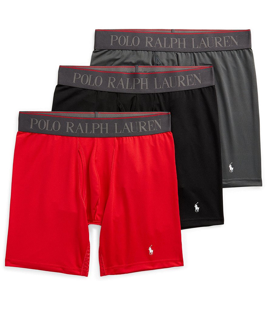Polo Ralph Lauren L113722 4D-Flex Boxer Brief 3-Pack Men's Size XL