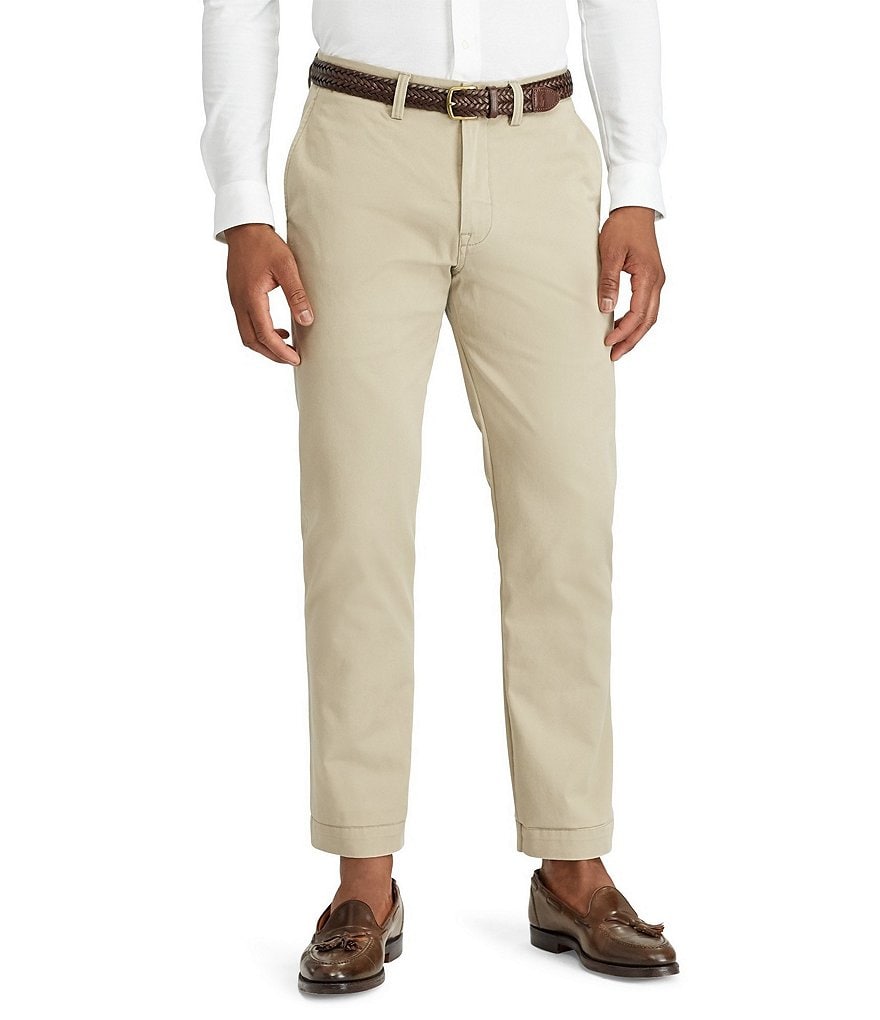 Polo Ralph Lauren Classic-Fit Flat-Front Bedford Chino Pants