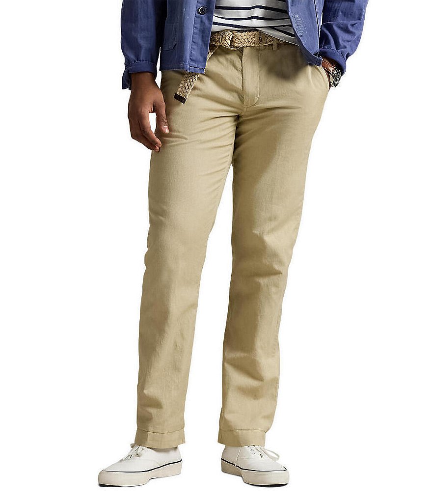 Polo Ralph Lauren Classic Fit Linen Blend Pants | Dillard's