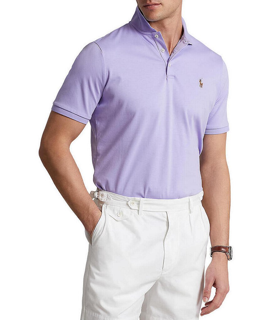 Polo Ralph Lauren Classic Fit Multicolored Pony Soft Cotton Short Sleeve Polo  Shirt | Dillard's