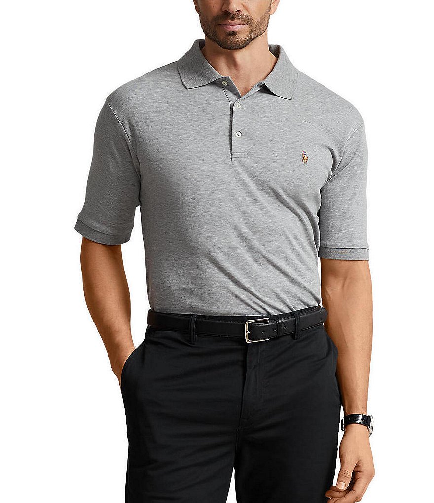 Polo Ralph Classic-Fit Multicolored Pony Soft Cotton Short-Sleeve Polo Shirt | Dillard's