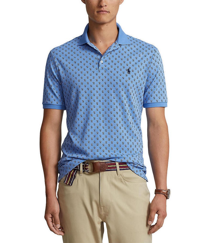 Polo Ralph Lauren Classic Fit Printed Soft Cotton Short Sleeve Polo ...