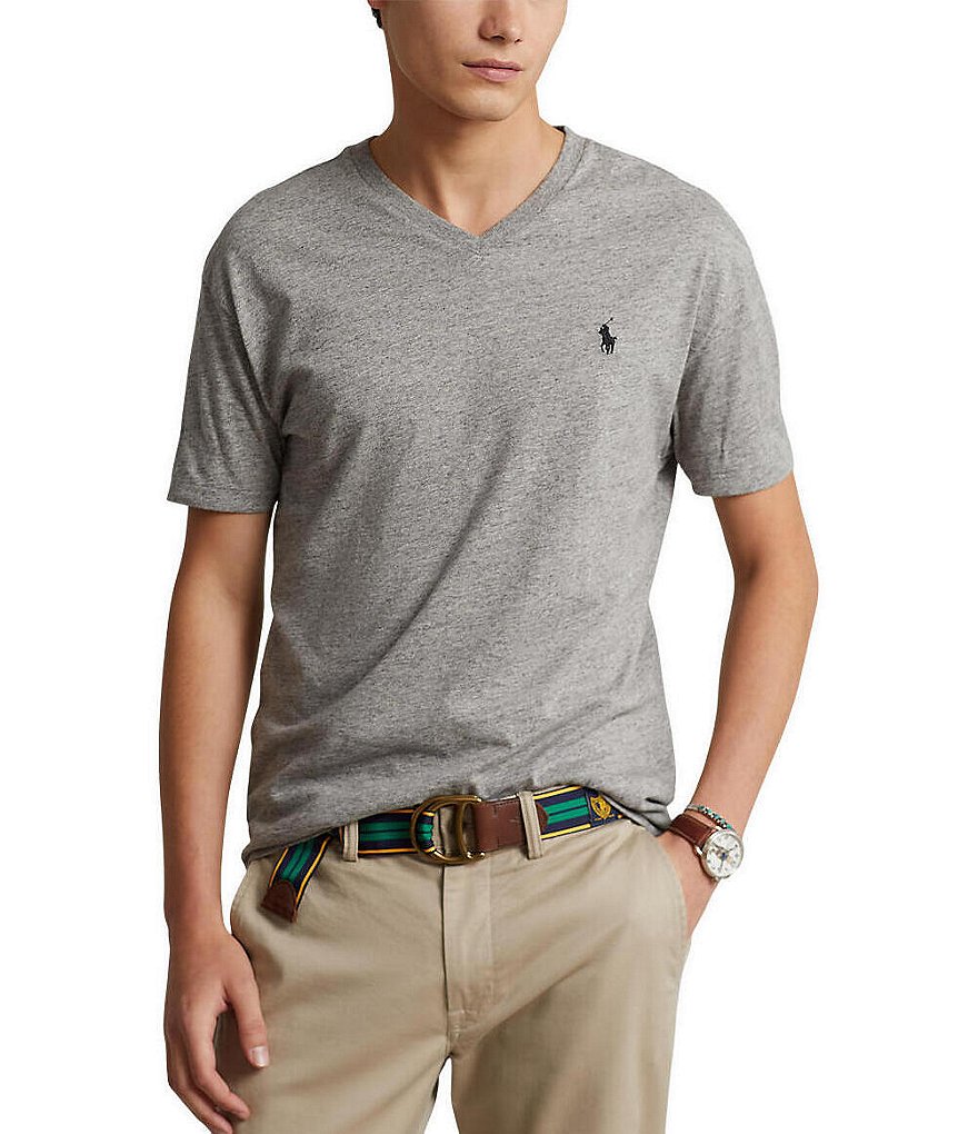 Polo Ralph Lauren Men's V-neck Cotton T-Shirt Classic Fit. Choose Size/Color
