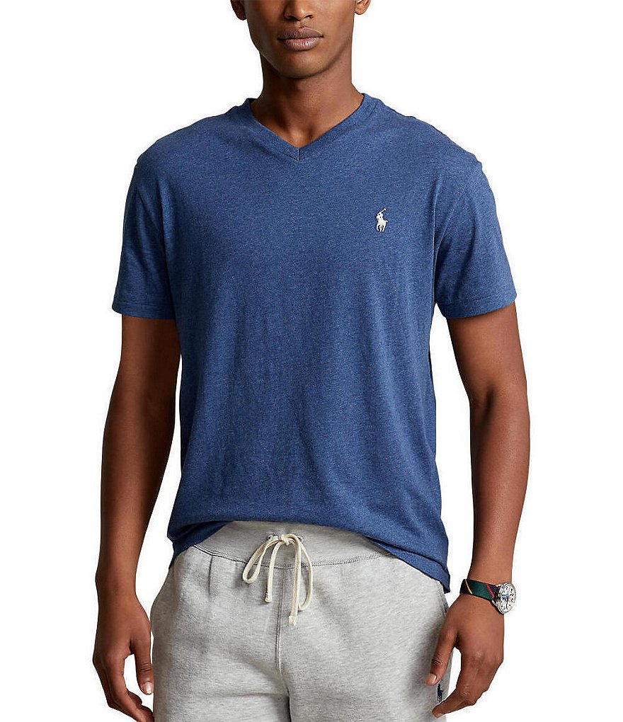 Conform mirakel Mentor Polo Ralph Lauren Classic Fit Short Sleeve V-Neck Tee | Dillard's