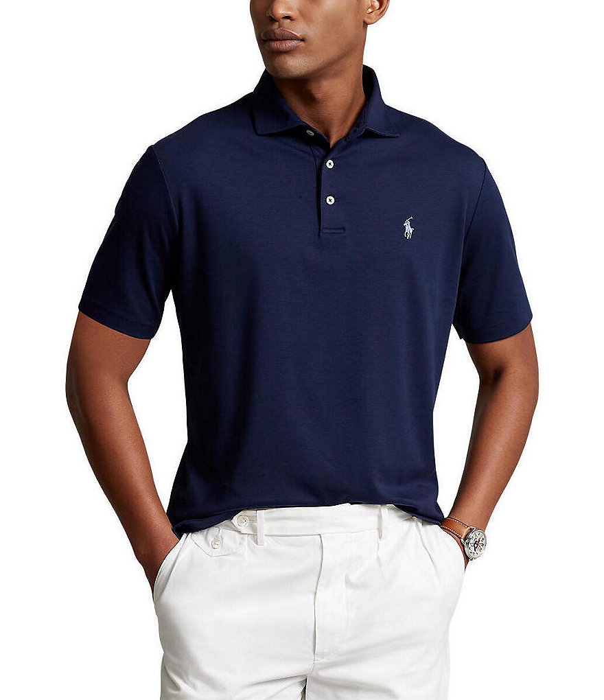 Polo Ralph Lauren Classic Fit Solid Cotton Mesh Polo Shirt