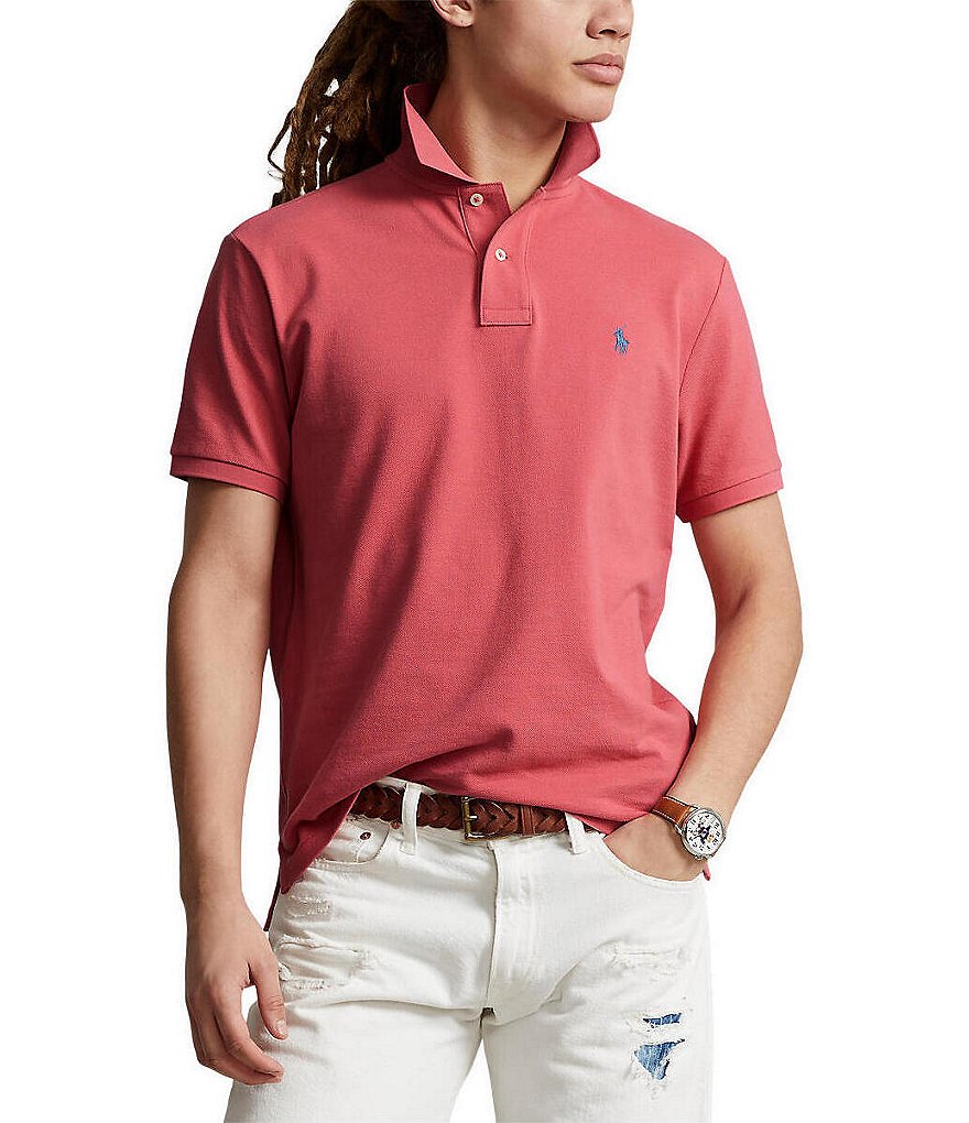 Polo Ralph Lauren Classic-Fit Solid Cotton Mesh Polo Shirt