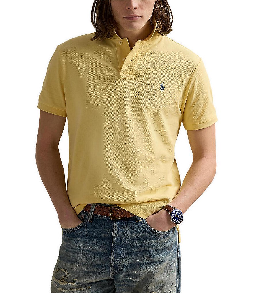 Polo Ralph Lauren Classic Fit Solid Cotton Mesh Polo Shirt Dillard's