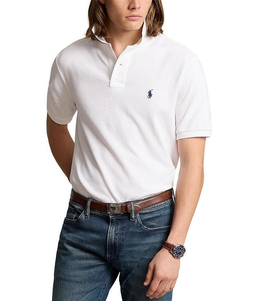 POLO Ralph Lauren ★【ポロシャツ】Classic Fit Tipped Mesh Polo by Ralph Lauren - Men's Classic Mesh Polo – Threadfellows