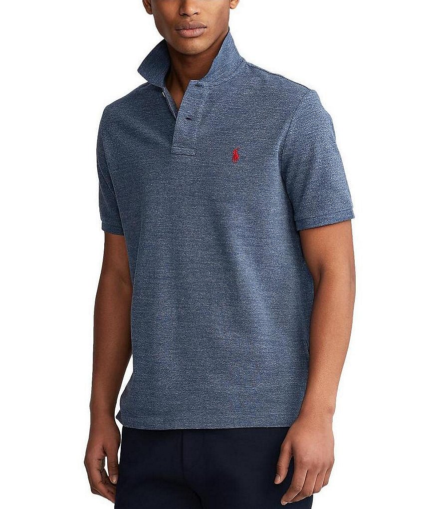 Polo Ralph Lauren Big & Tall Classic Fit Solid Cotton Mesh Polo Shirt, Dillard's